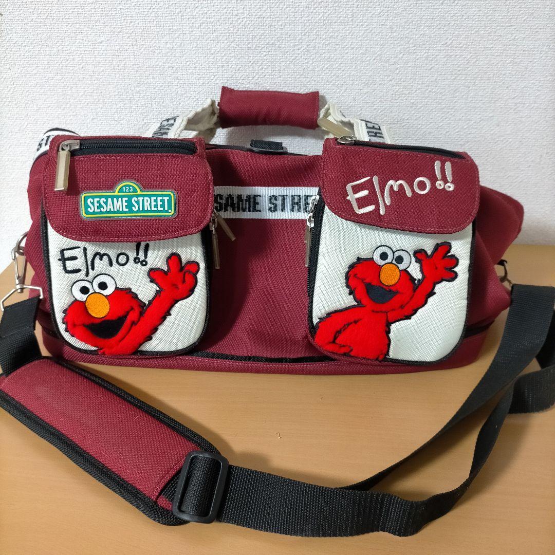 セサミストリート エルモ ショルダーバッグ レア かわいい キャラクター ゴルフ