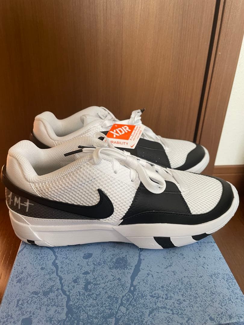 シューズ(男性用) NIKE JA 1 EP WHITE/BLACK 27.5cm