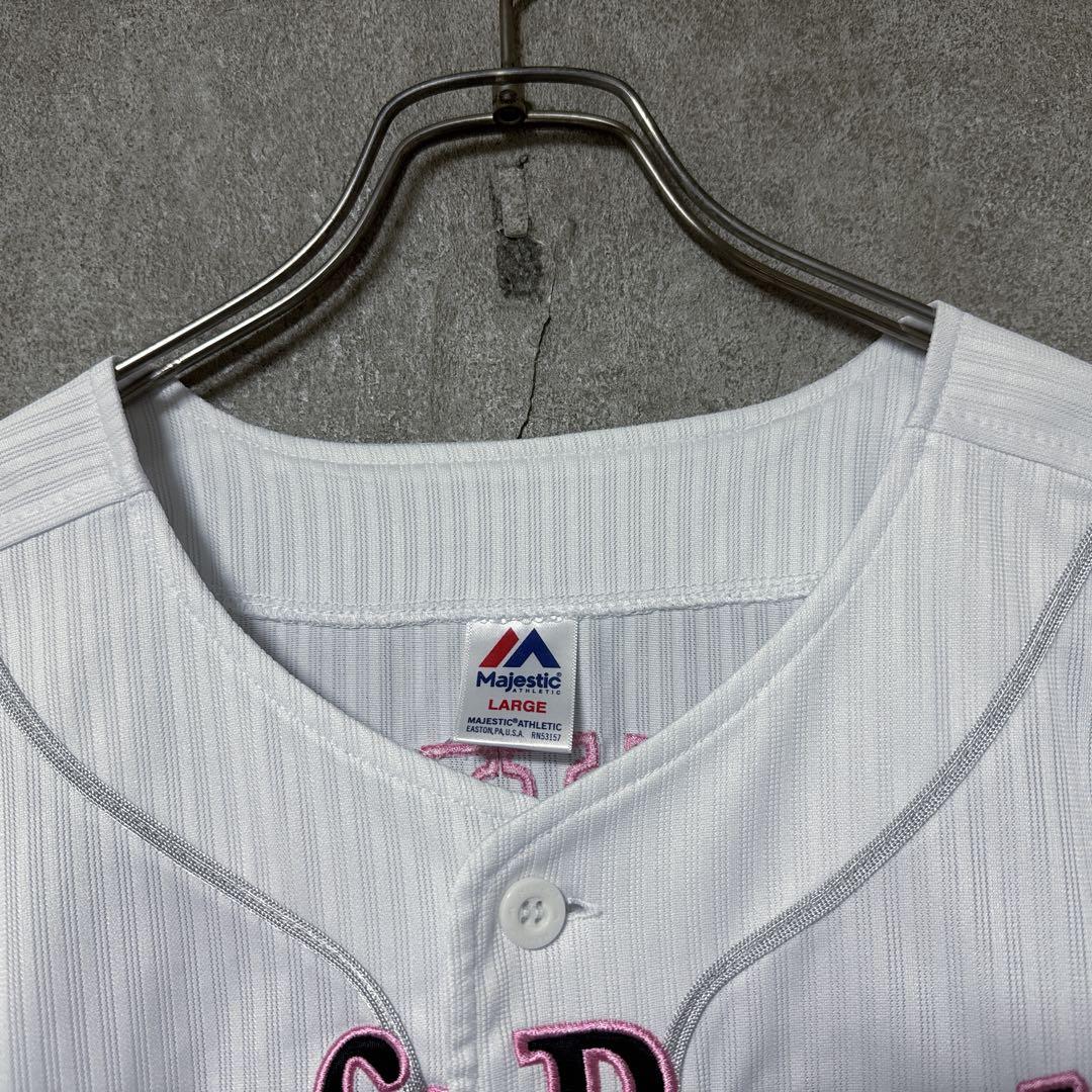 福岡 ソフトバンク ホークス ピンクリボンユニフォーム 周東佑京 23 NPB