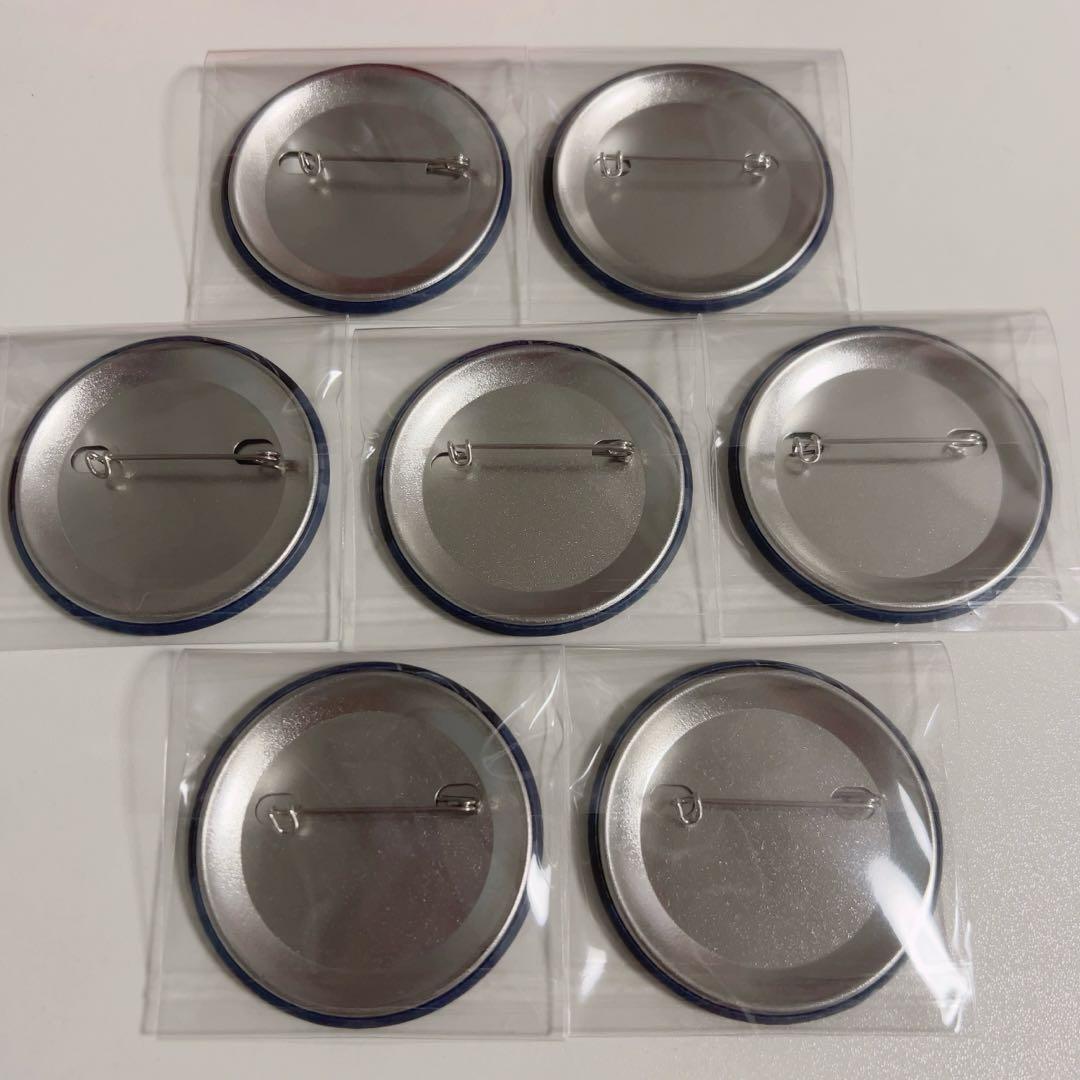 鬼滅の刃 冨岡義勇 柱展 マット缶バッジ アップ 7個セット