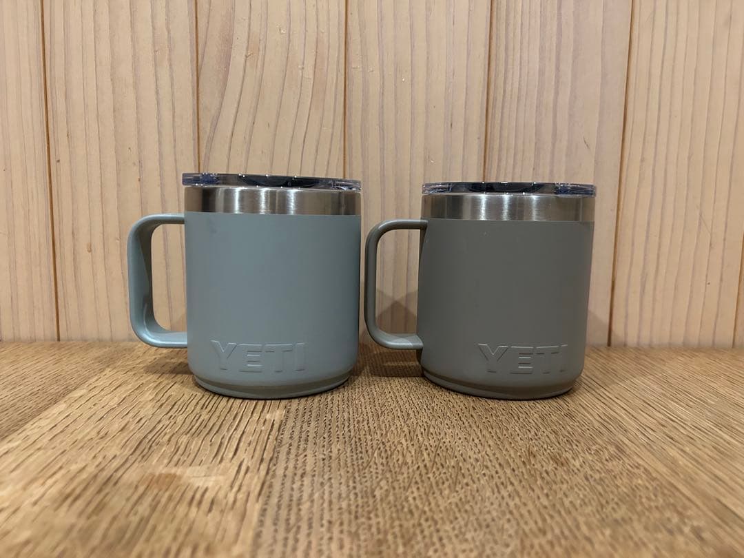 11日限定YETIのRAMBLER 10oz MUG2個マグスライダーリッド付き