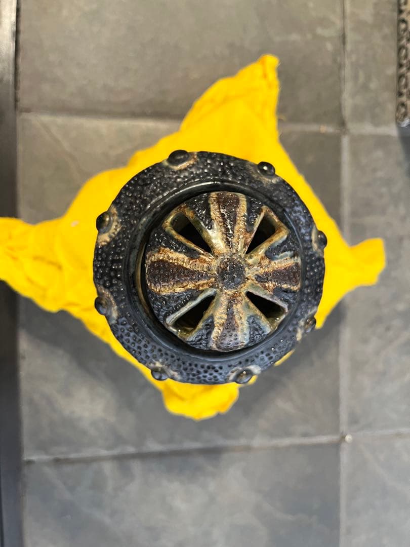 香炉　玉峰作品　人間国宝