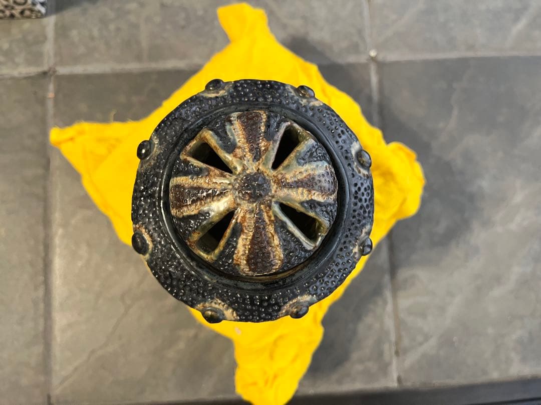 香炉　玉峰作品　人間国宝