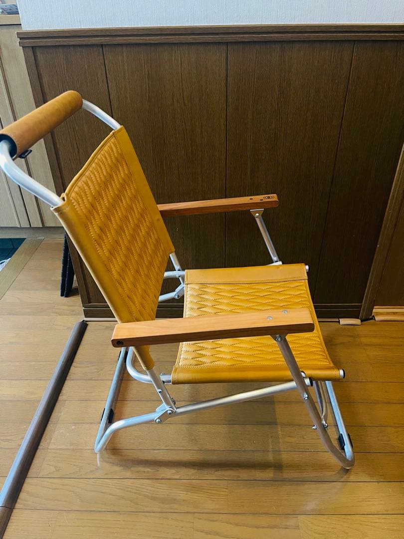 BALLISTICS BD LOWER CHAIR キャメル×シルバーフレーム