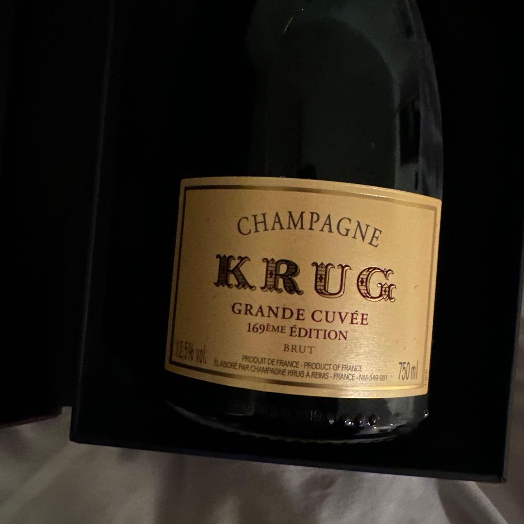 Krug Grande Cuvée 169ème 750 箱Krug ID付