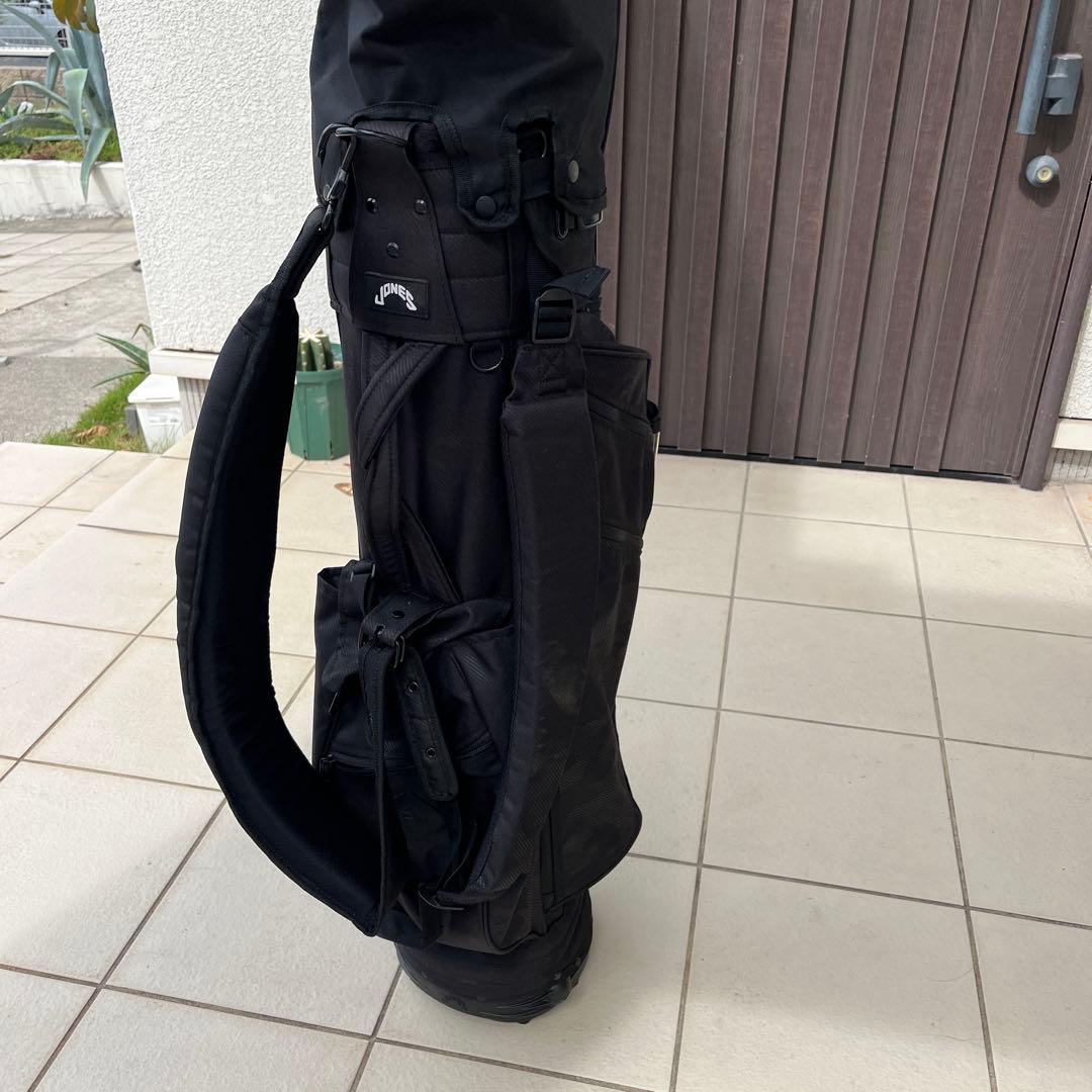 JONES ブラック キャディバッグ8インチ