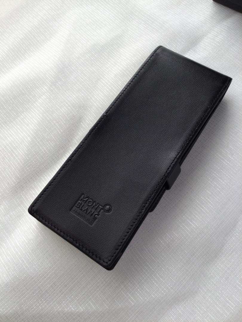 未使用 モンブラン MONT BLANC 3本 ブラック筆箱