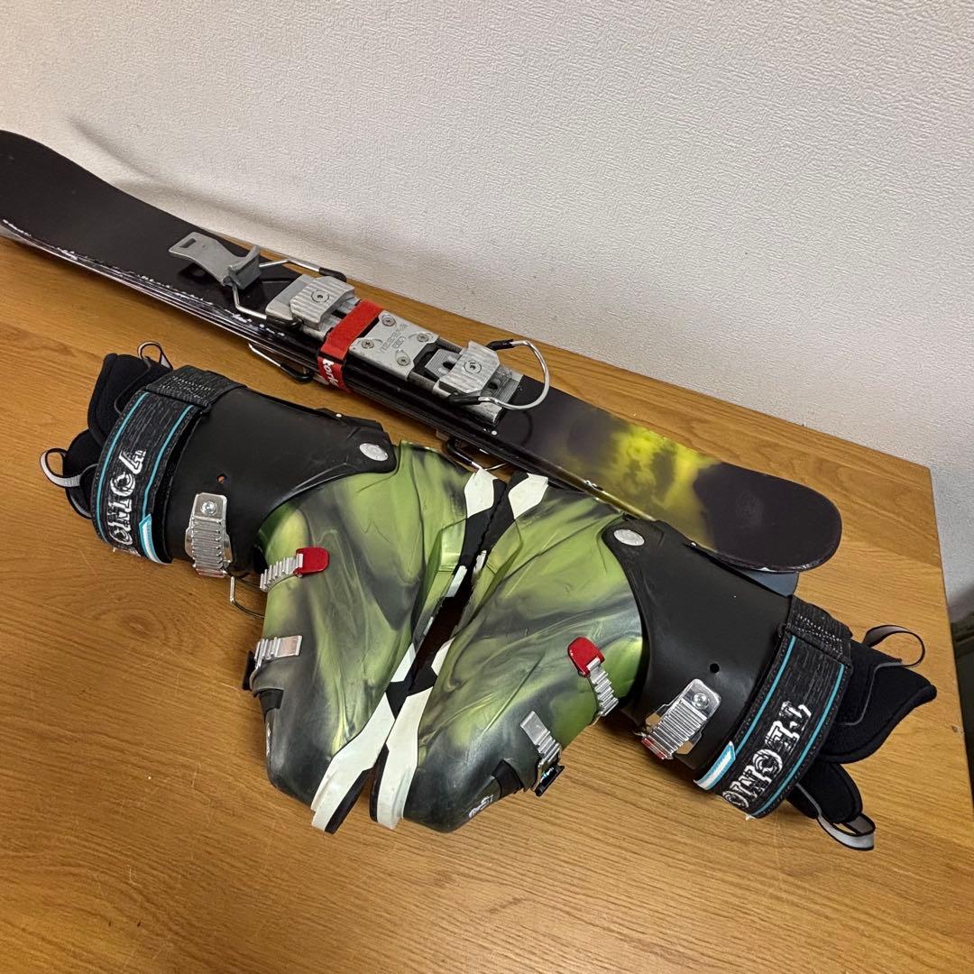 メンズ　ショートスキー　ファンスキーセット　Tecnica 26-26.5cm