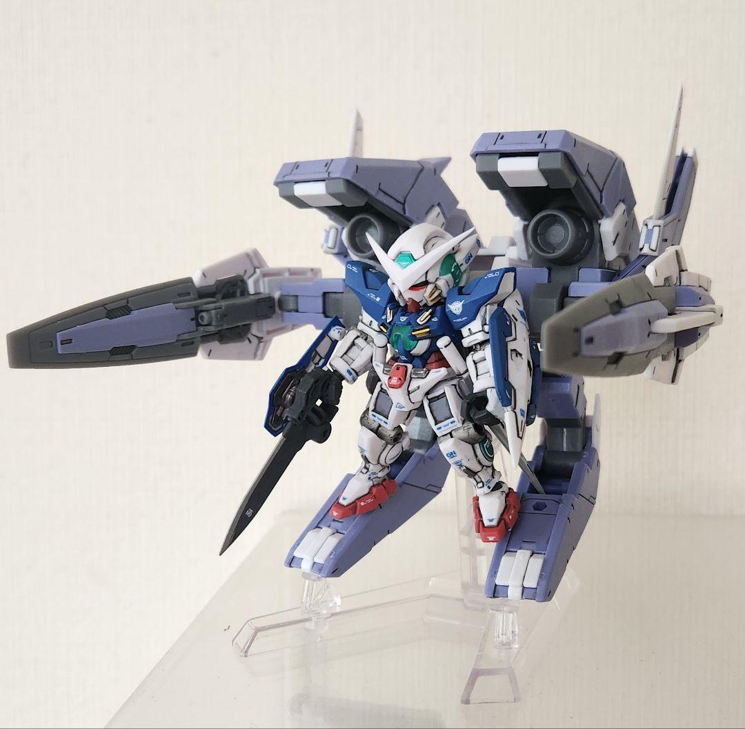 塗装済　モビルスーツアンサンブル　ガンダムエクシア　GNアームズ　EX46