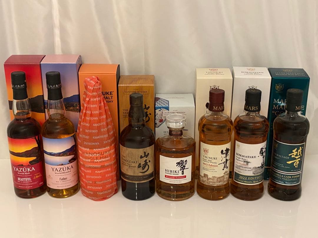 日本のウイスキー8本セット