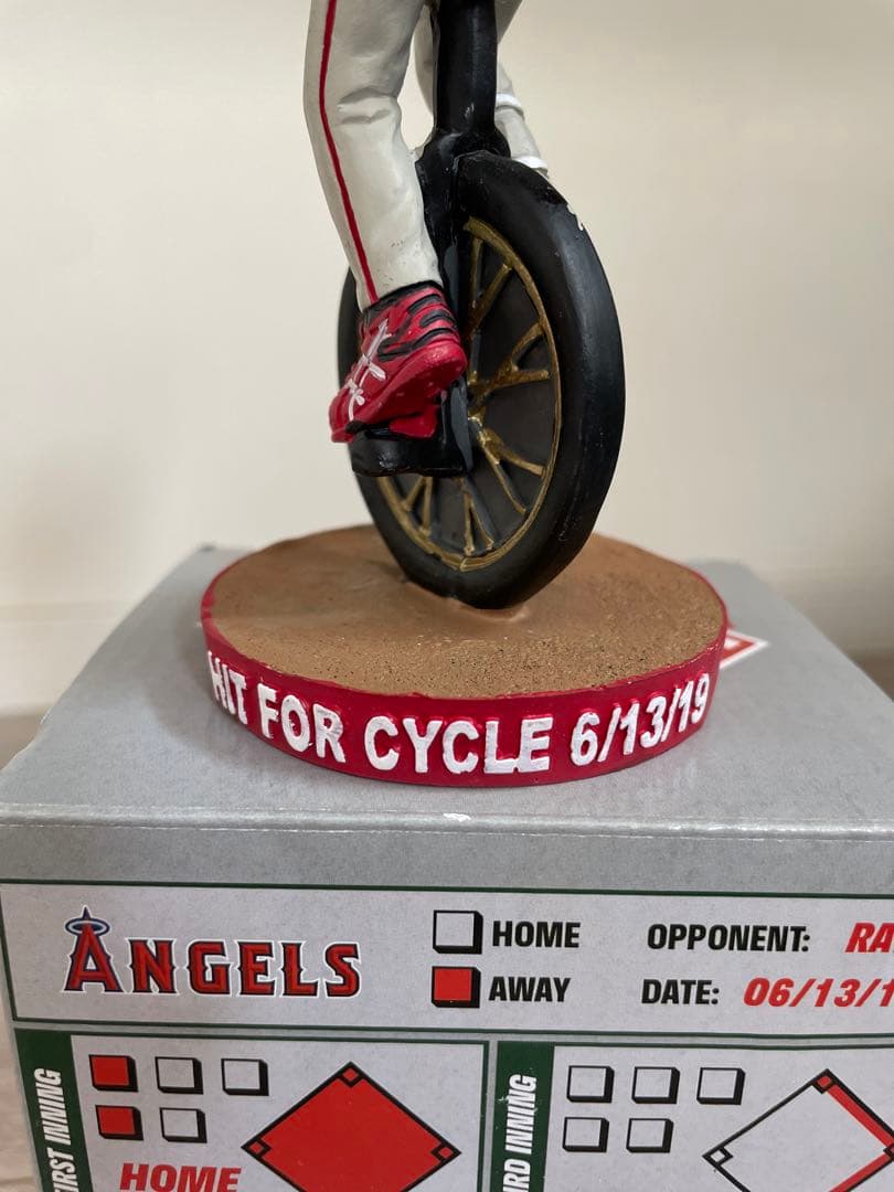 新品　大谷翔平　サイクルヒット記念バブルヘッド