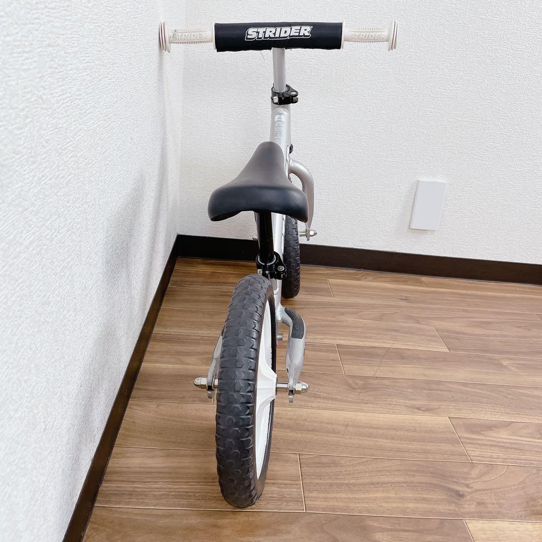 【美品】ストライダー プロ 12インチ シルバー 持ち運び バッグ付属