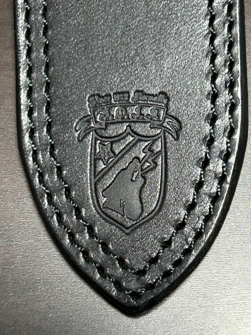 〈美品〉VOLK V-9 LEATHER BELT ブラック