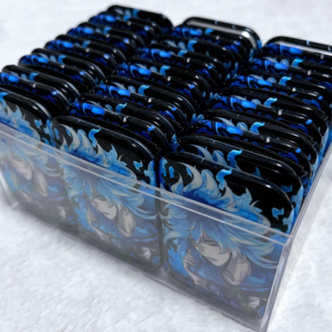 ツイステッドワンダーランド ラメキラスクエア缶バッジ イデア・シュラウド