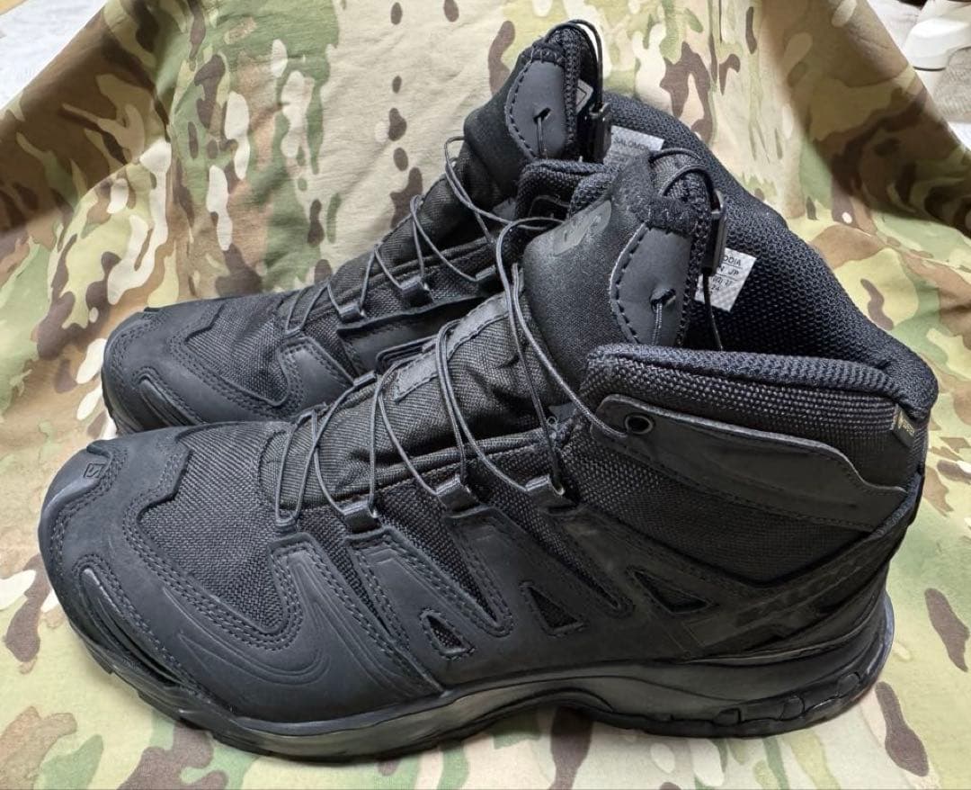 サロモンXA FORCES MID WIDE ゴアテックス ENブラック27陸自