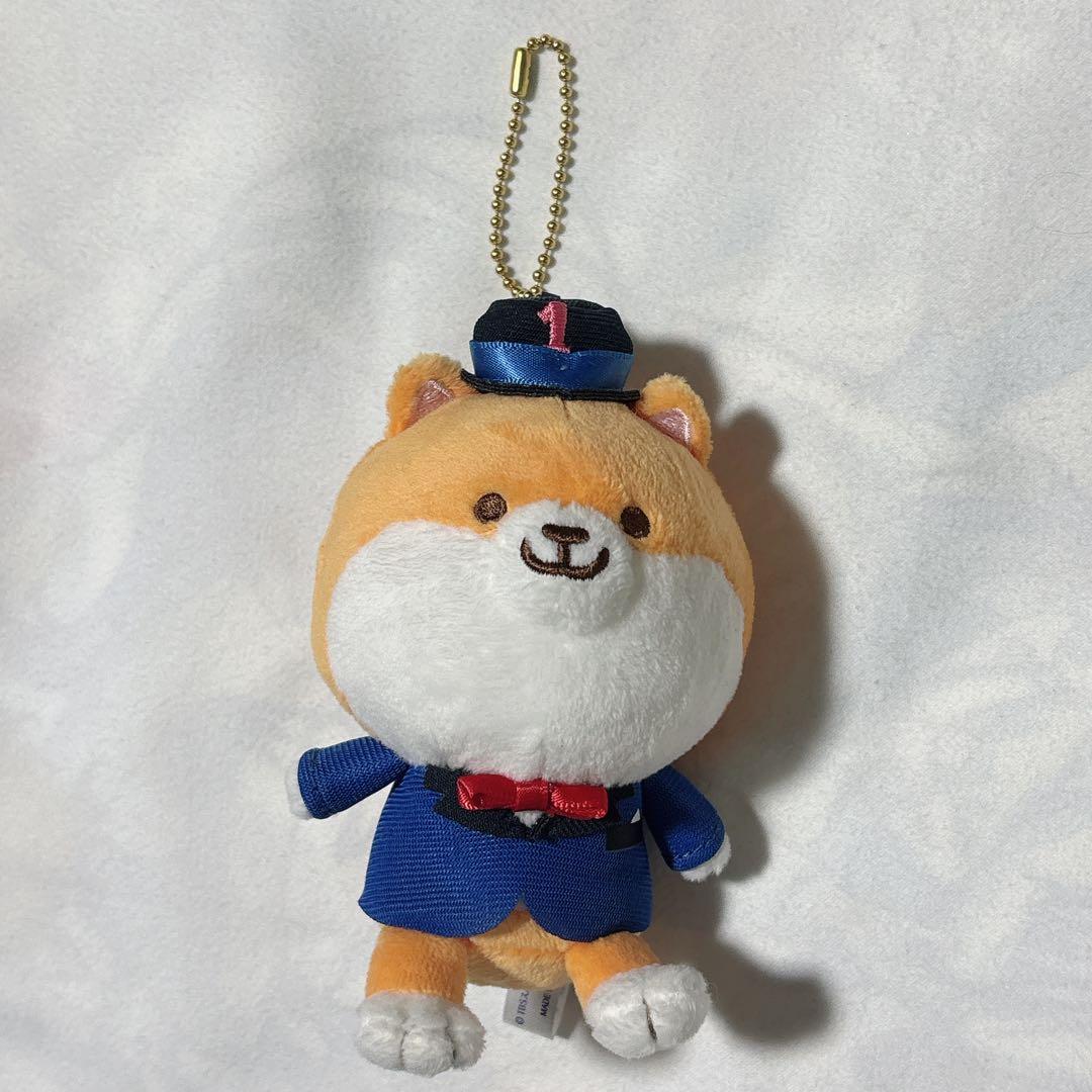 MIU404 ポリまる マスコット キーチェーン ぬいぐるみ 1周年 駅長