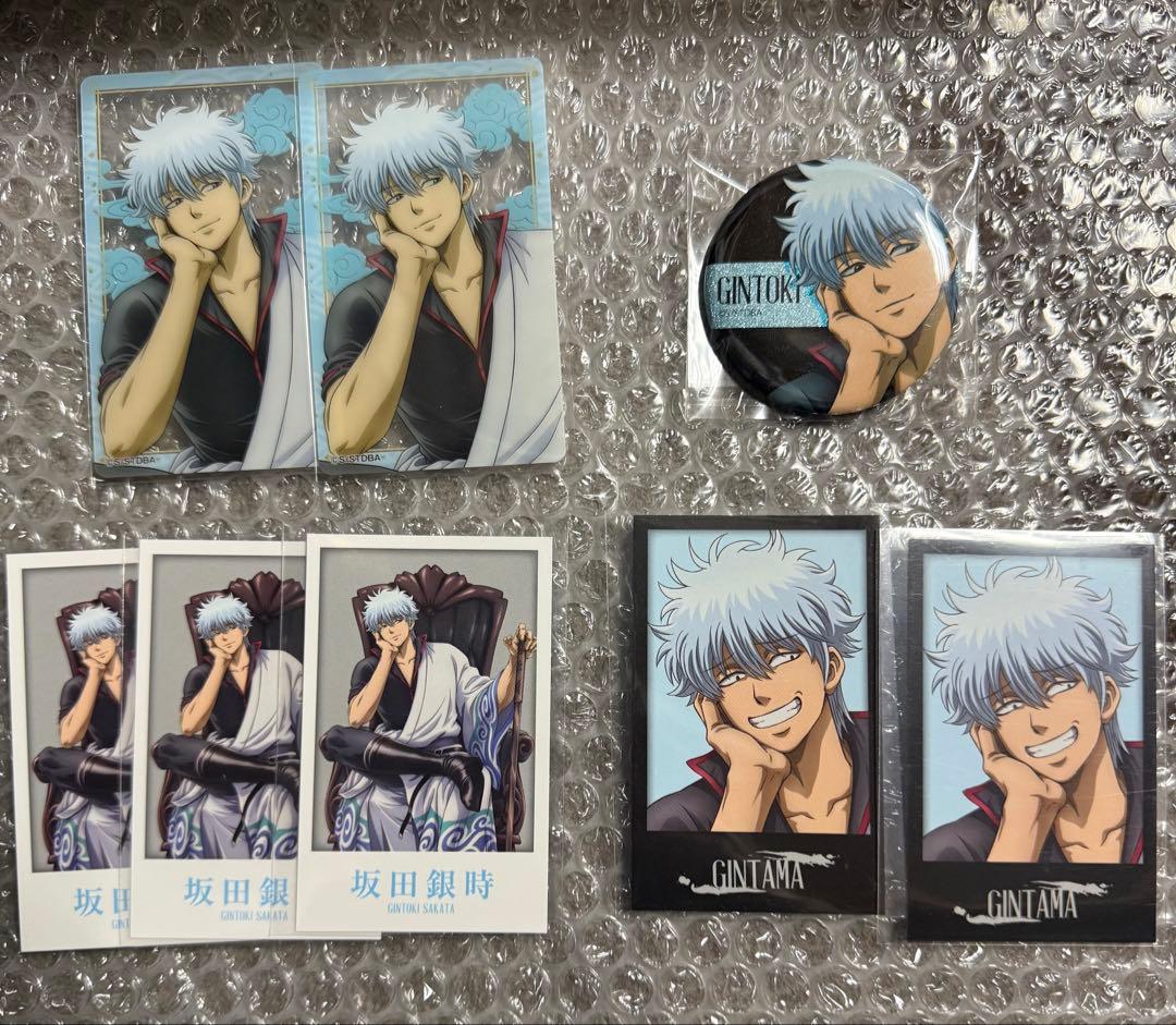 銀魂わーるど 銀時 缶バッジ インスタントフォト風コレクション