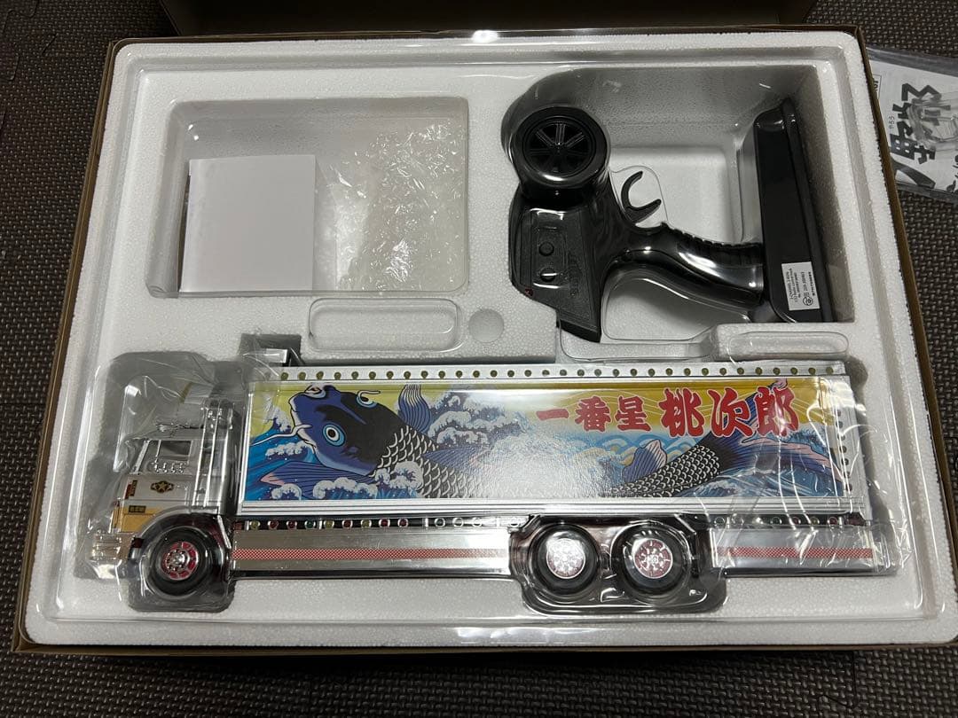 美品 1/32 RCトラック野郎 No.03 一番星 スカイネット アオシマ