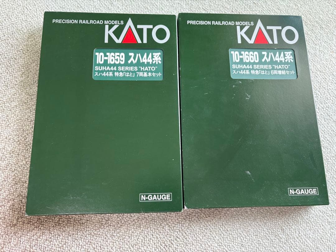 KATO スハ44系 特急「はと」 基本＋増結セット　　現行ロッド