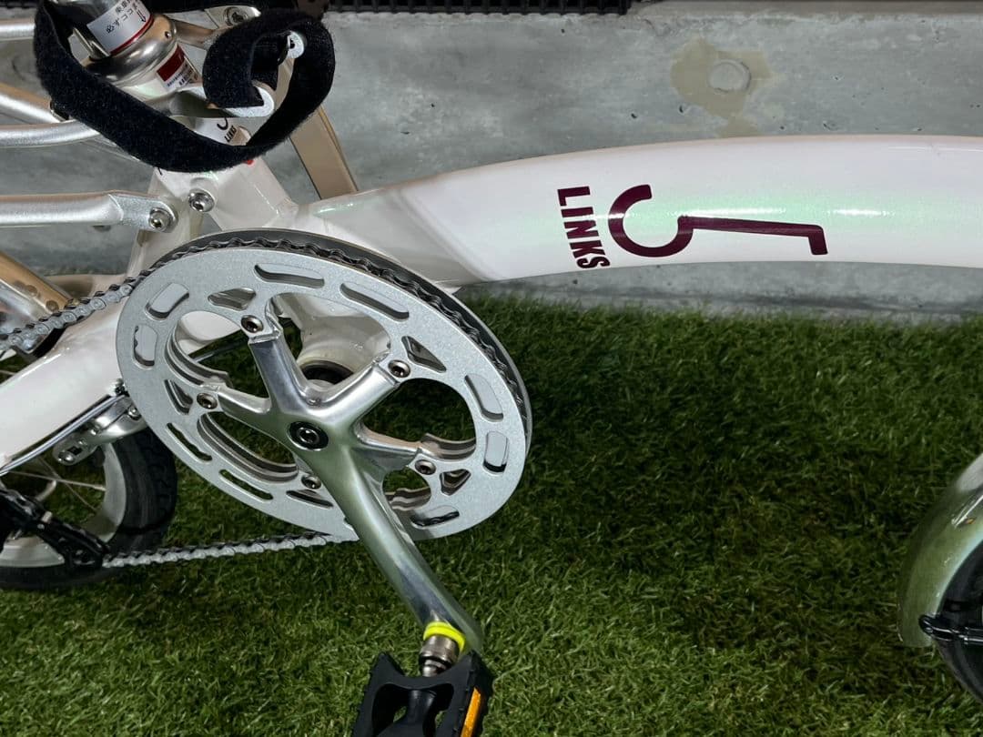 お引き取り限定 超美品！ 5Links2.5 169 9段ギア 折りたたみ自転車