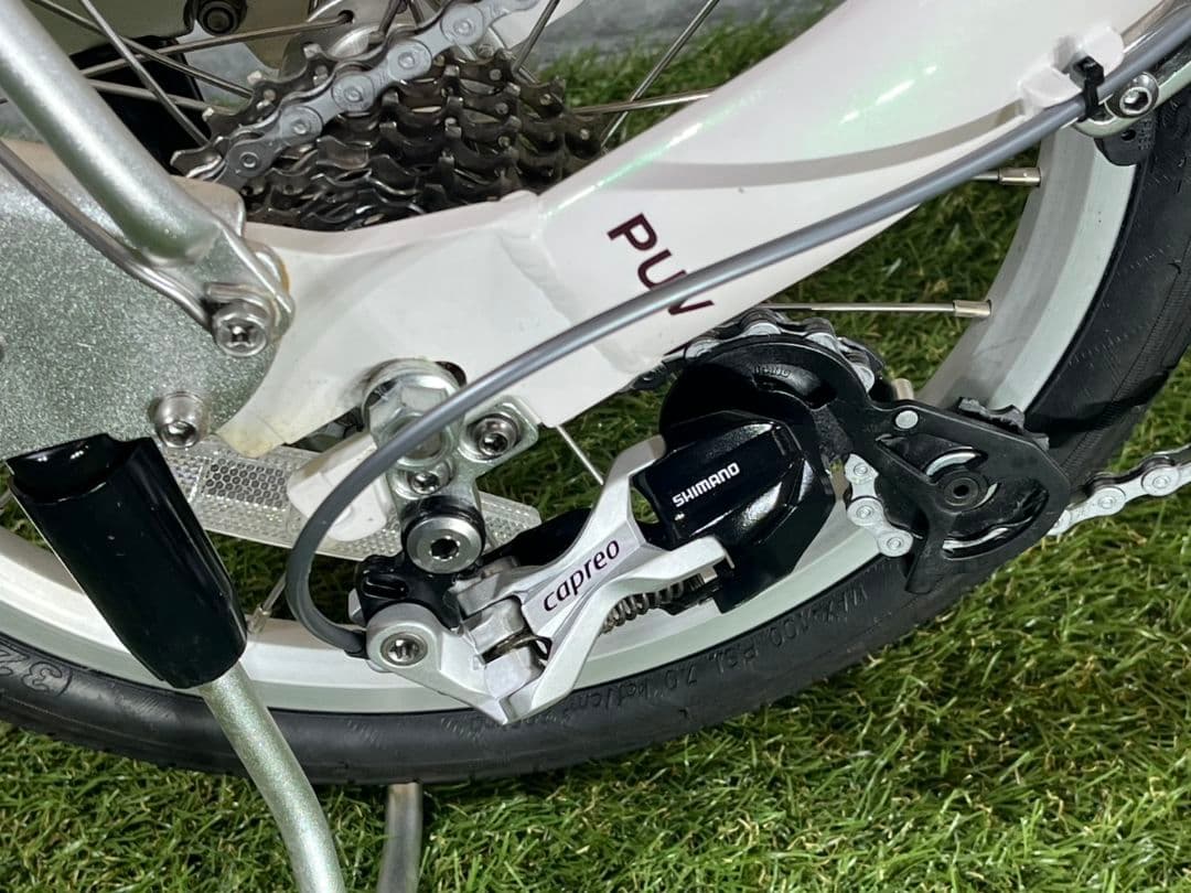 お引き取り限定 超美品！ 5Links2.5 169 9段ギア 折りたたみ自転車