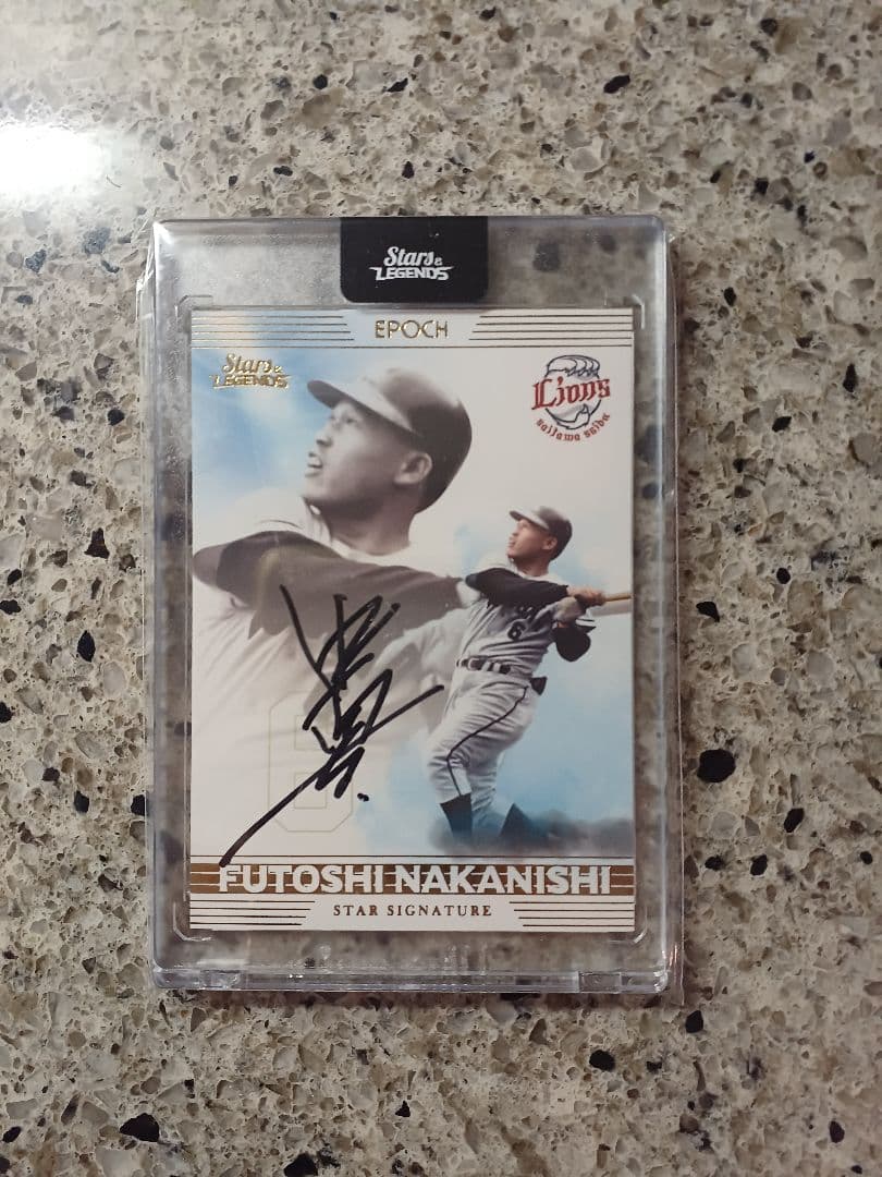 EPOCH 2020 西武ライオンズ　中西太　直筆サインカード　/30