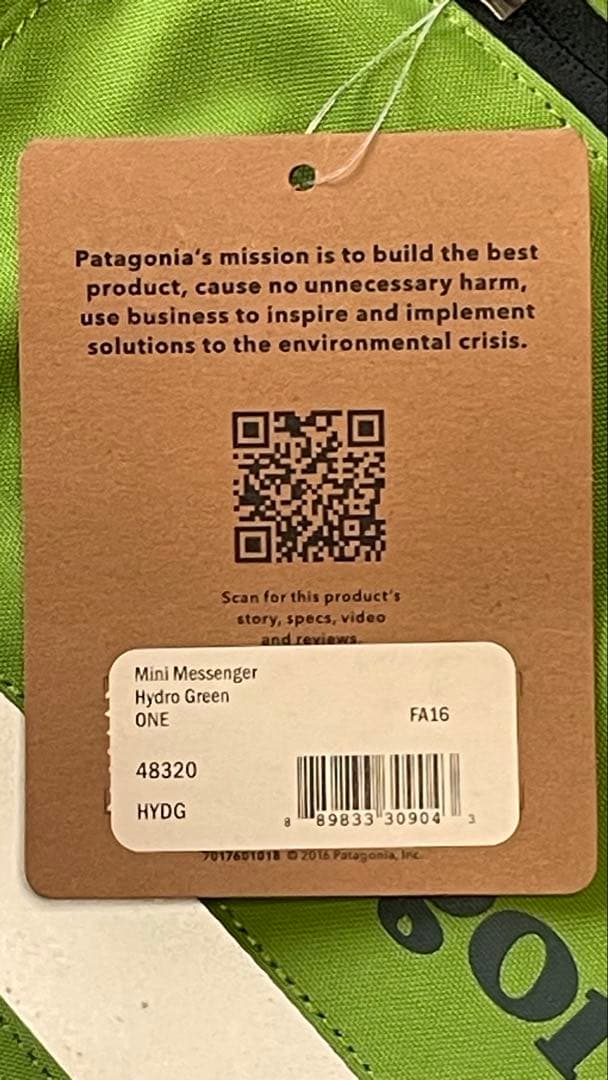 Patagonia ミニメッセンジャーバッグ　新品未使用