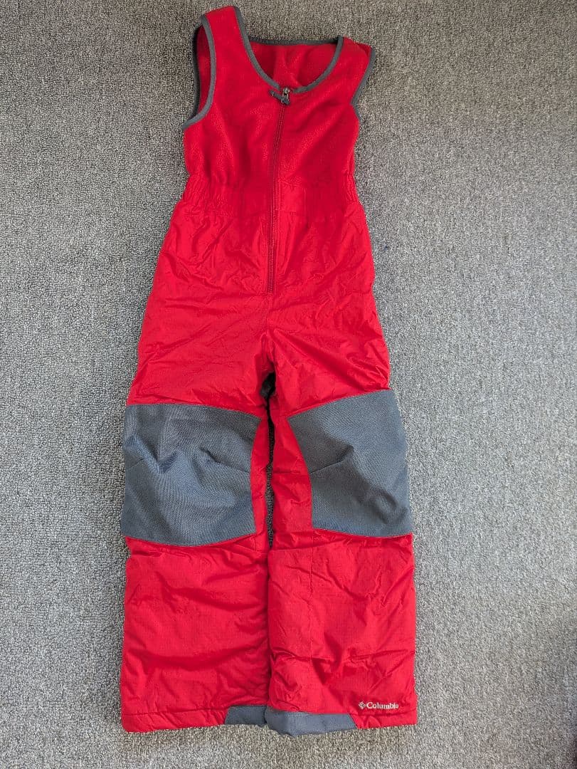 Columbia フード付きジャケット レッド/グレー