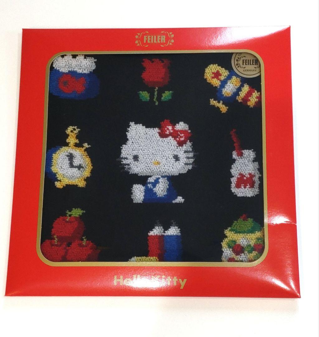 【新品、未開封】　Hello Kitty フェイラー　レトロキティハンカチ