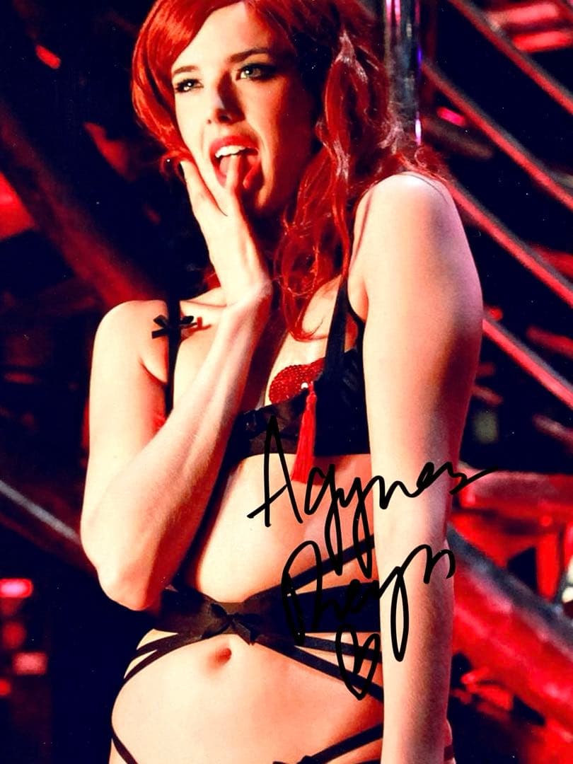アギネス・ディーン直筆サイン入り写真…Agyness Deyn…スーパーモデル…