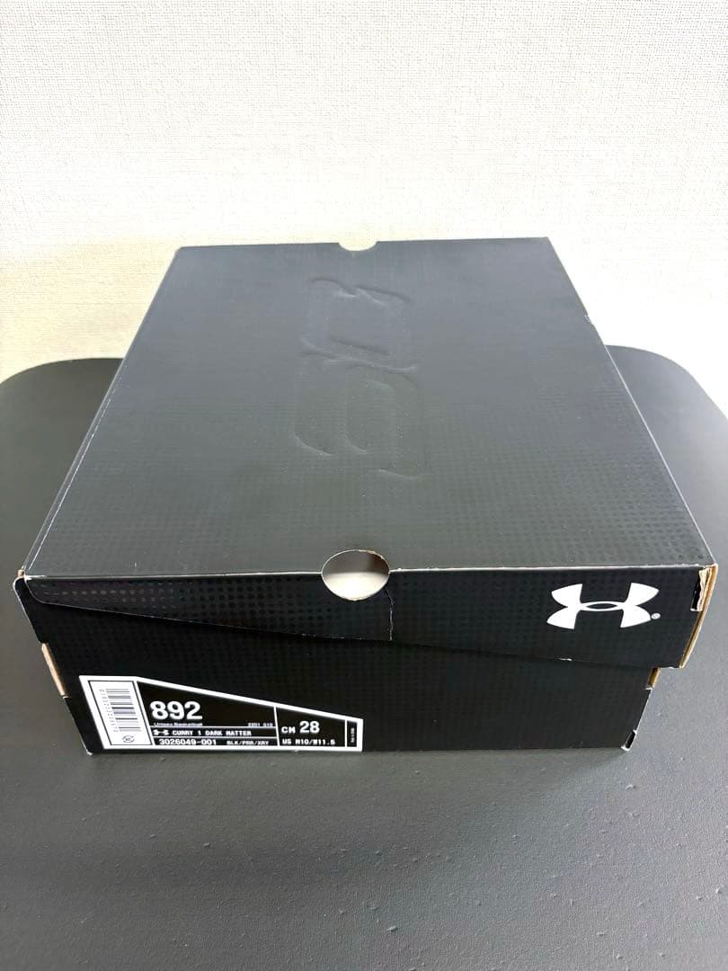 シューズ(男性用) UNDER ARMOUR CURRY 1 \"DARK MATTER\" 28cm