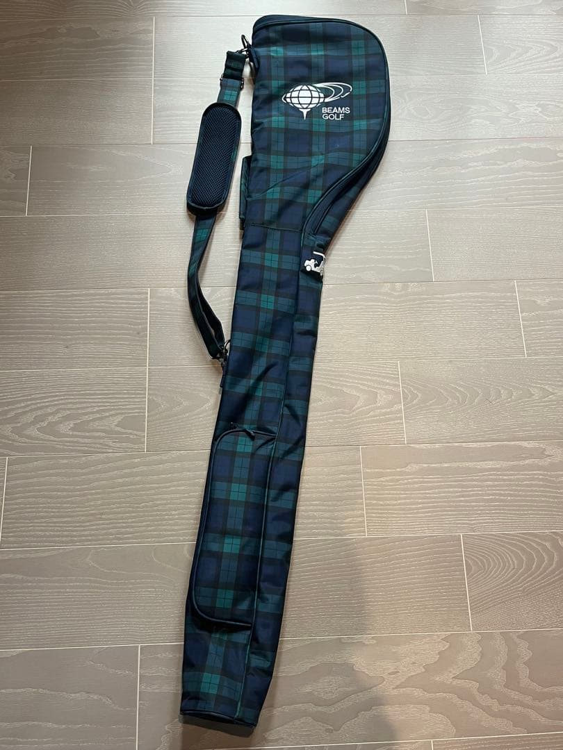 【美品】BEAMS GOLF クラブケース ブラックウォッチ柄