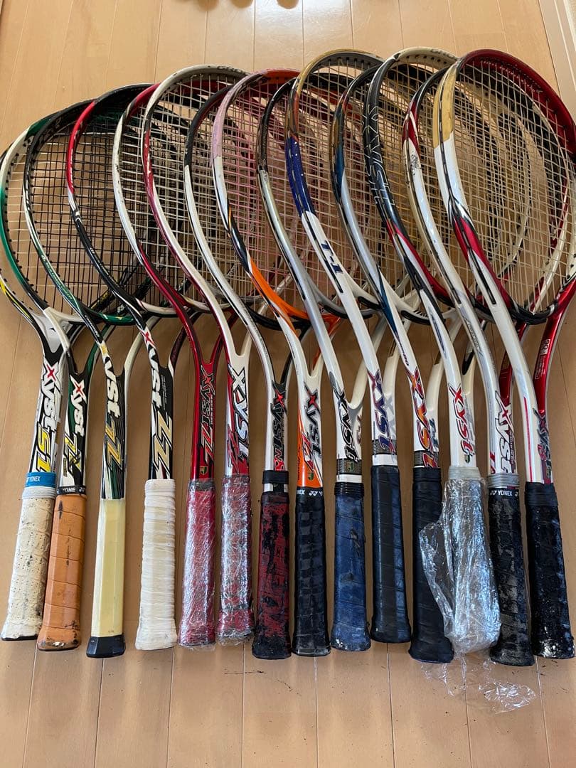 ミズノ　ソフトテニス　xyst ラケット　セット