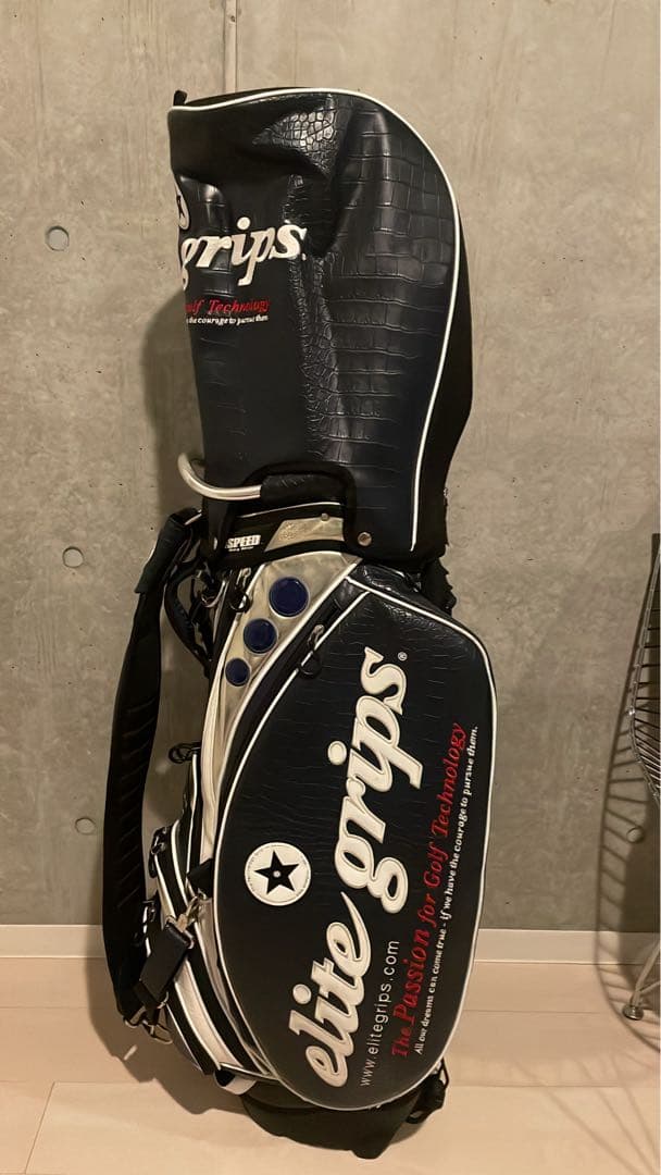 elite grips キャディバッグ ネイビー