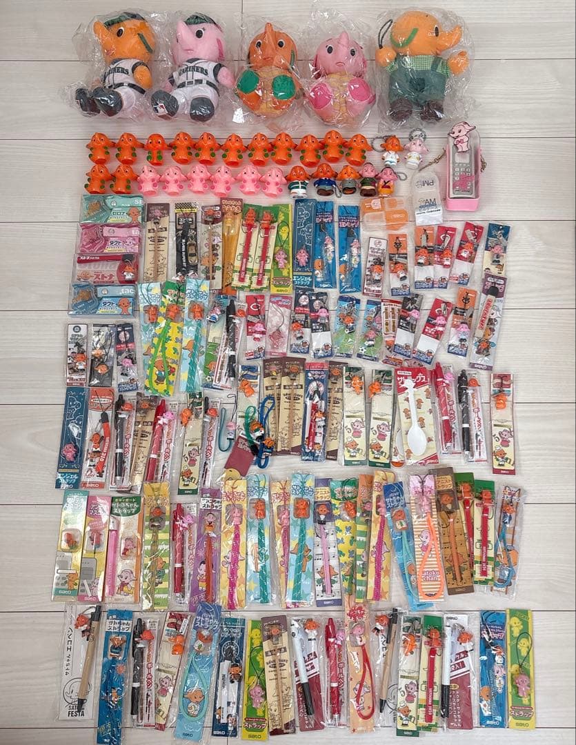 【まとめ売り】サトちゃん♡ストラップセット　平成レトロ