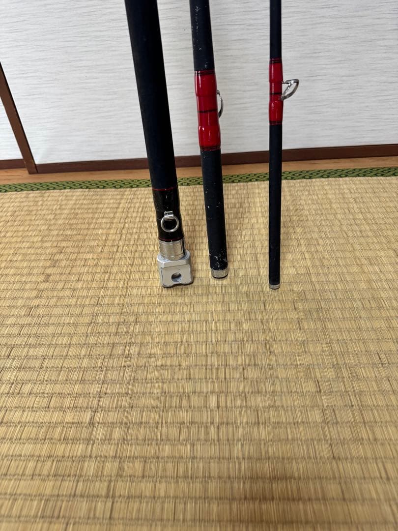 ダイワ幻覇王クエ！ 竿受け、リール60付けます。