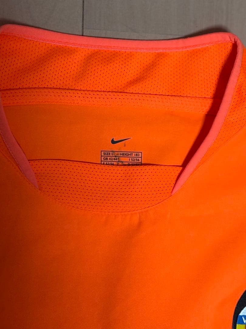 Nike バレンシアCF 長袖シャツ Lサイズ オレンジ