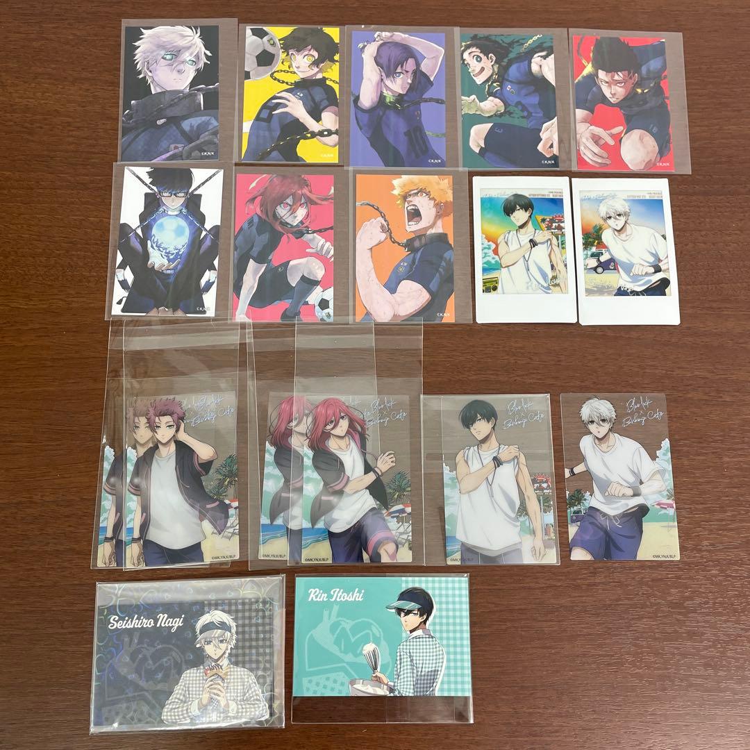 ❶ブルーロック ポストカード ブロマイド クリアカード 色紙 紙類 まとめ売り