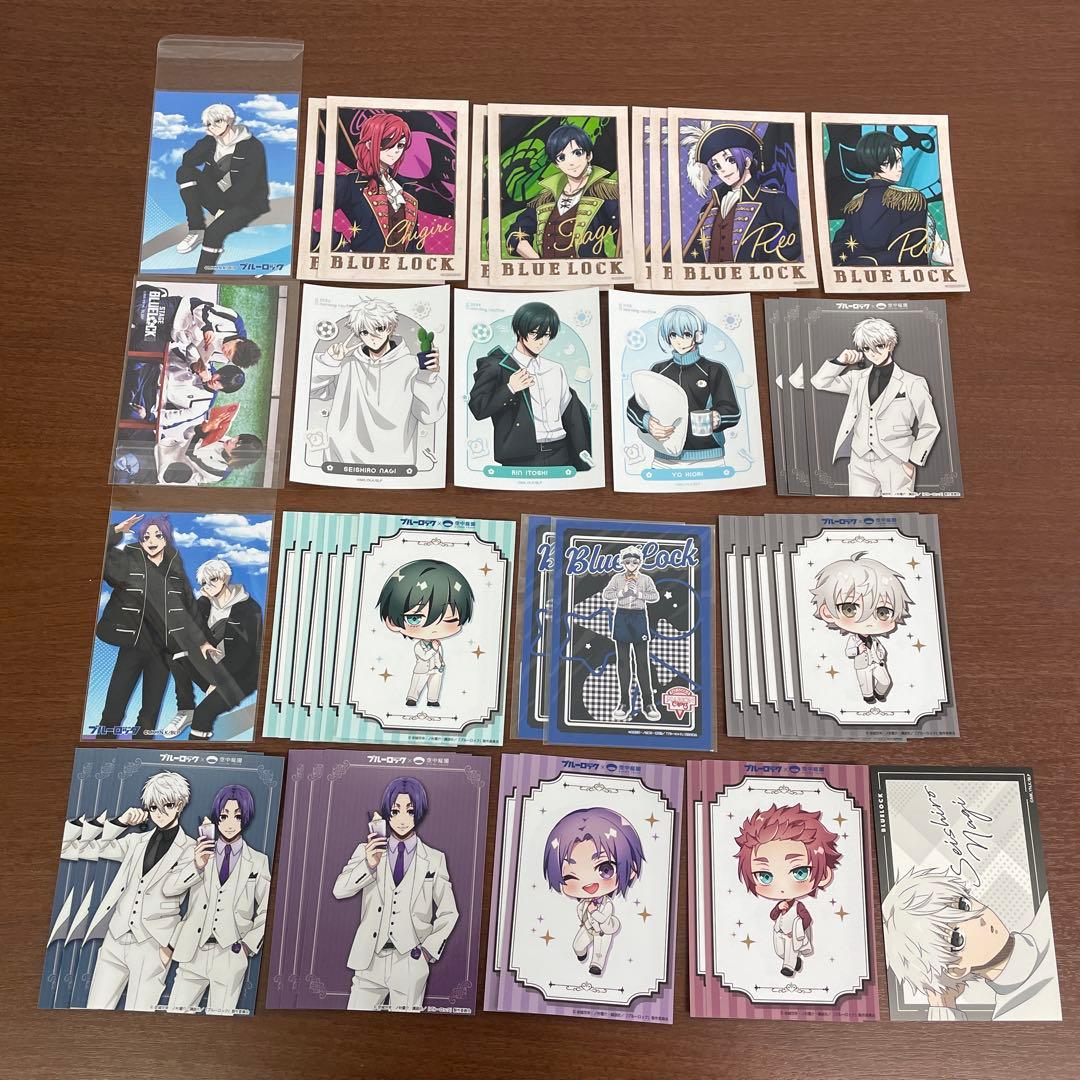 ❶ブルーロック ポストカード ブロマイド クリアカード 色紙 紙類 まとめ売り