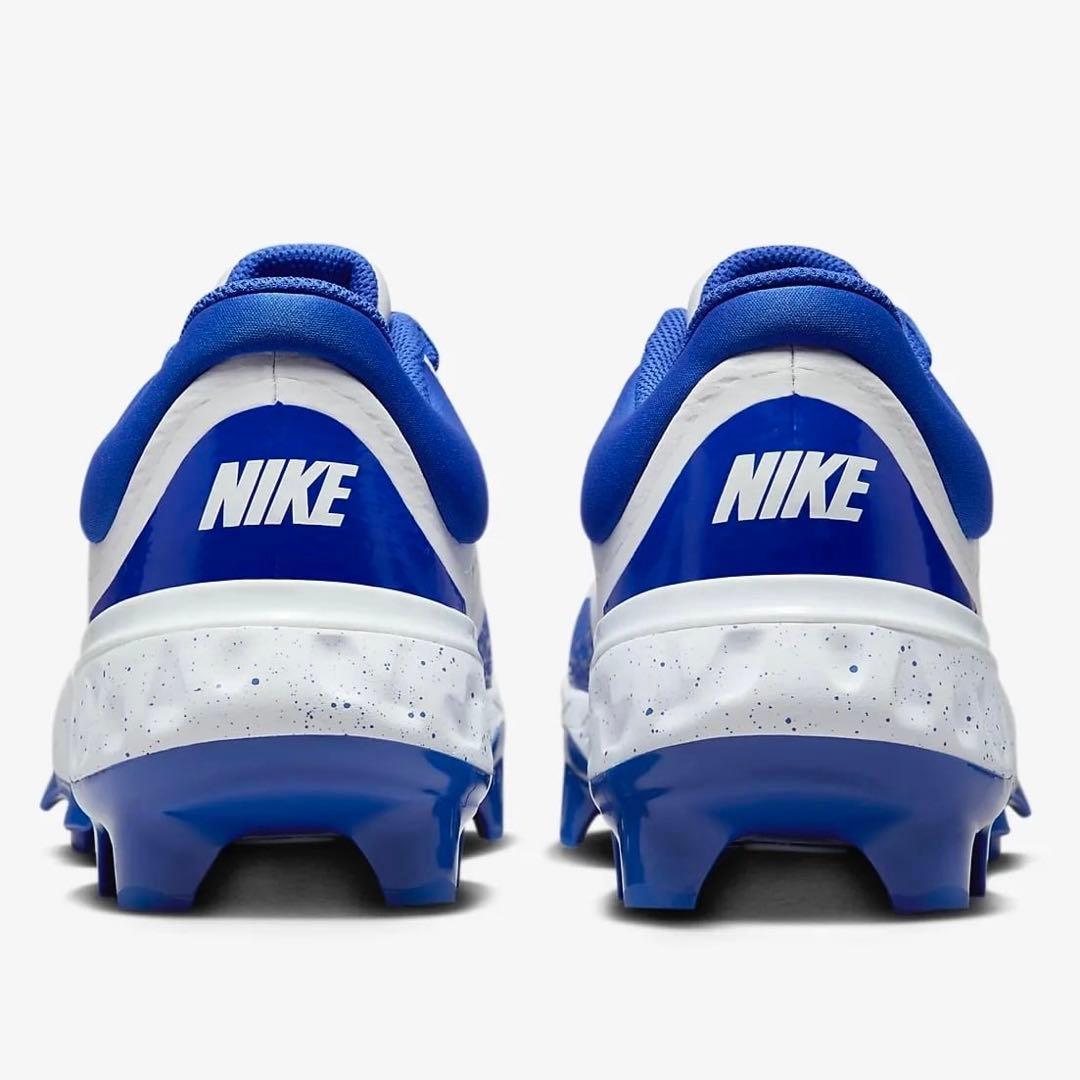 ナイキ アルファ ハラチ エリート 27 野球 スパイク 靴 シューズ 白 青