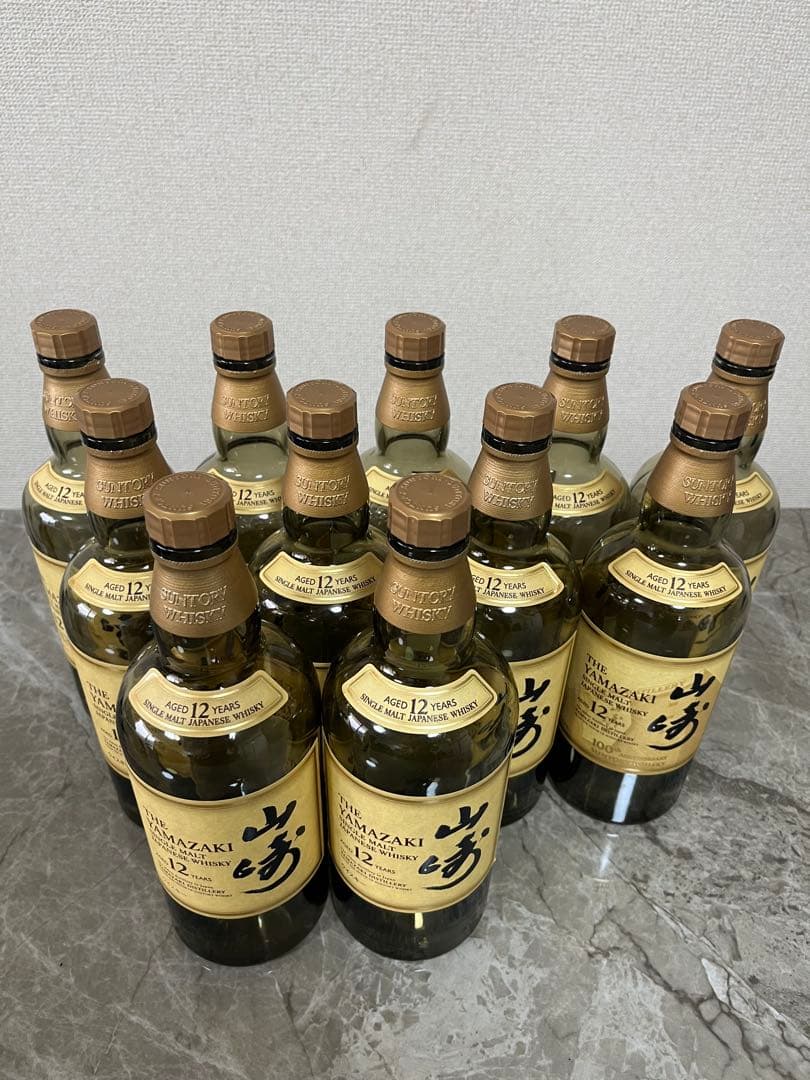 山崎、響、白州、バランタイ、マッカラン、等数々空瓶