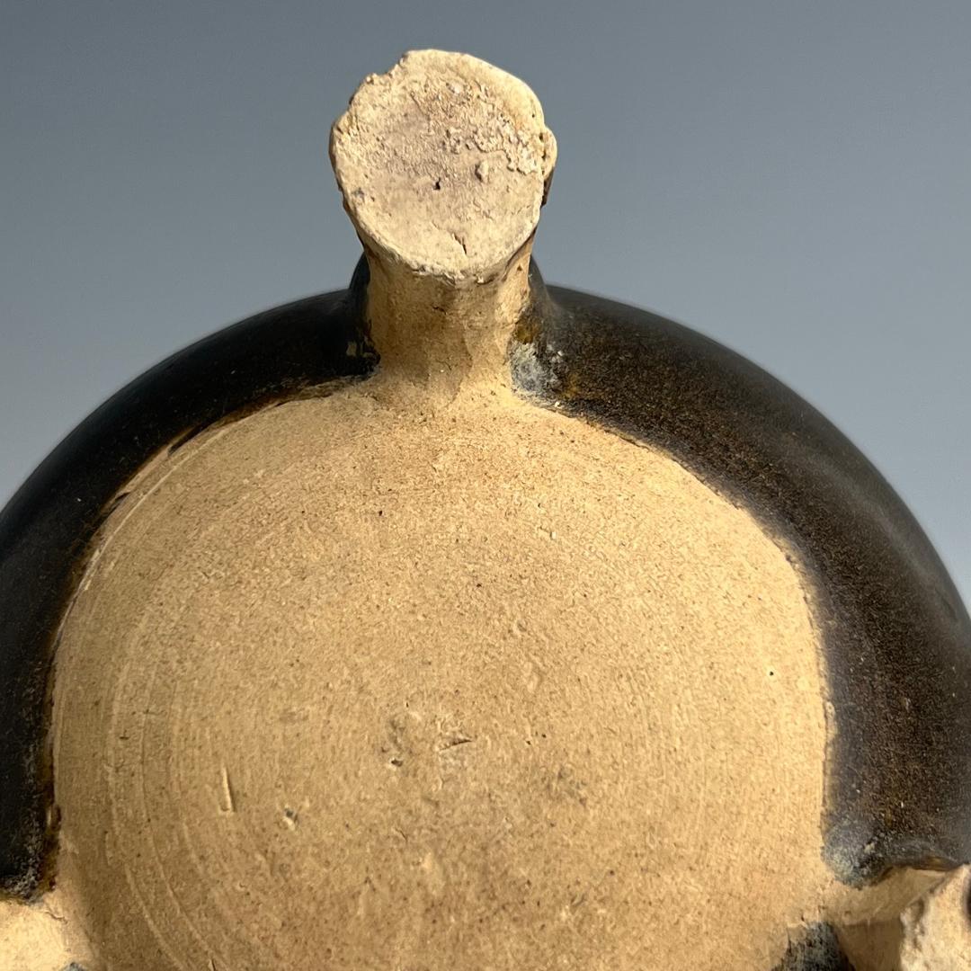 唐黒彩三足香炉 初唐盛 唐三彩 唐物 古玩 中国美術 811b