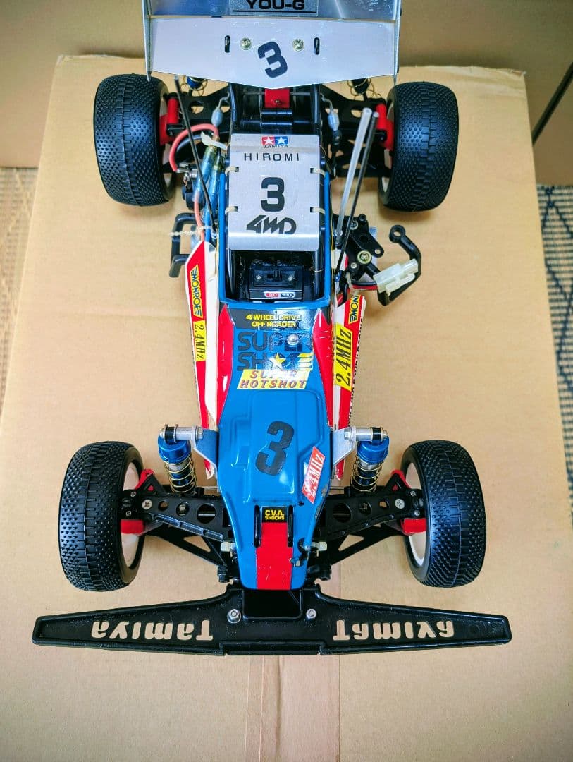 TAMIYA SUPER SHOT 1/10 ラジコンカー プロポセット付き