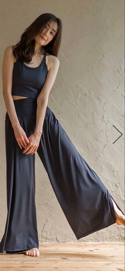 LindaWorks アーヤパンツ　ブラックS