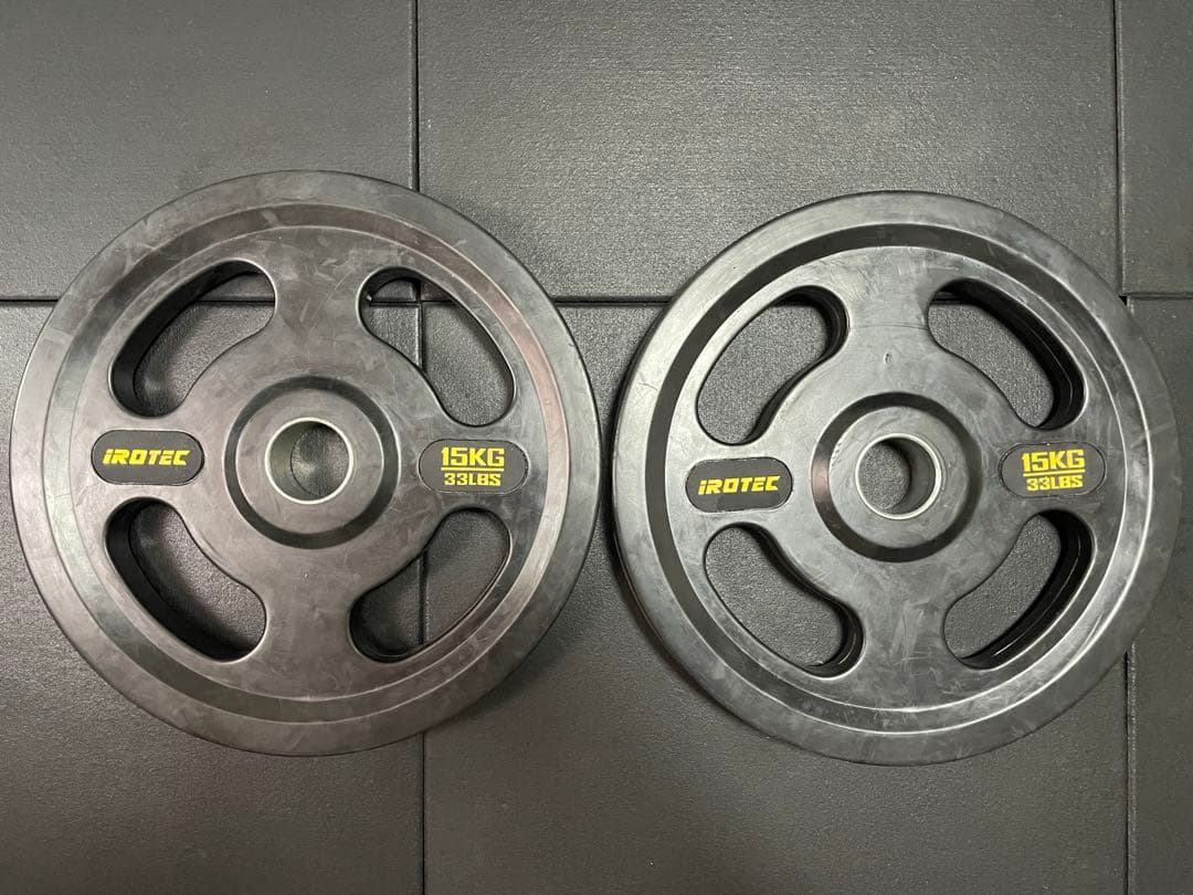 【出品④】IROTECオリンピックプレートオールラバー仕様穴径51mm