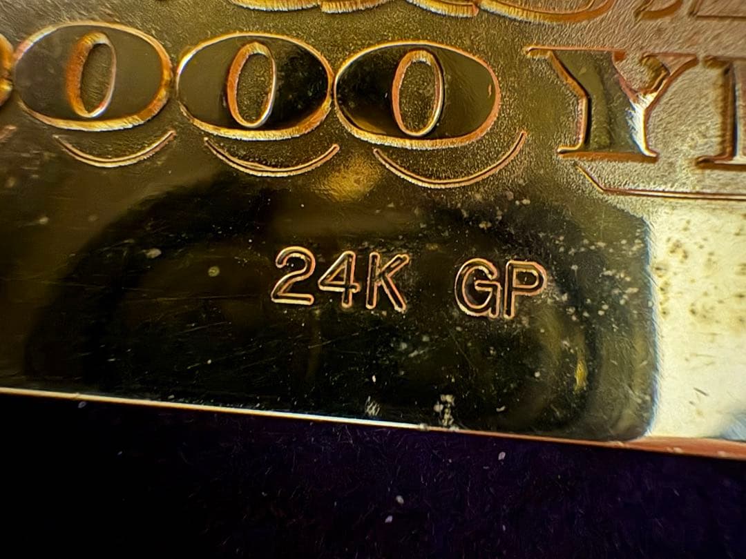 24金(gp) 10000円札 木製ケース付き