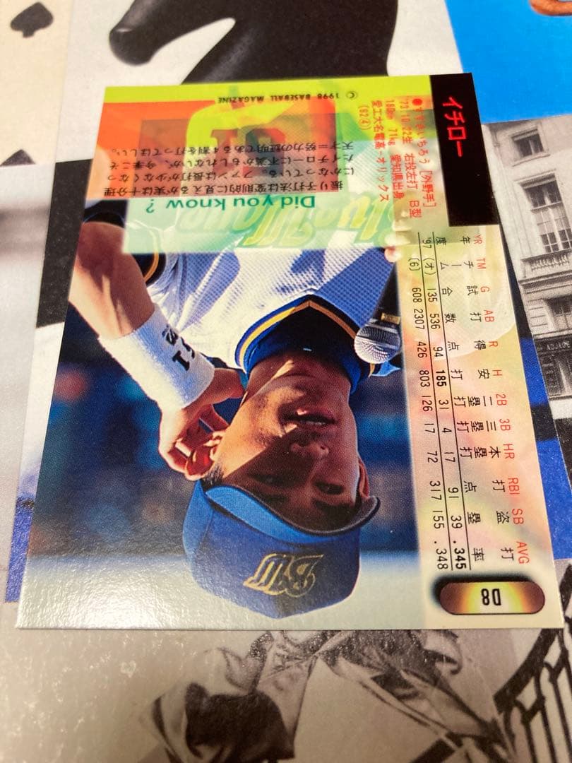 BBM1998 オリックス イチロー 非売品 抽選プレゼントカード 激レア