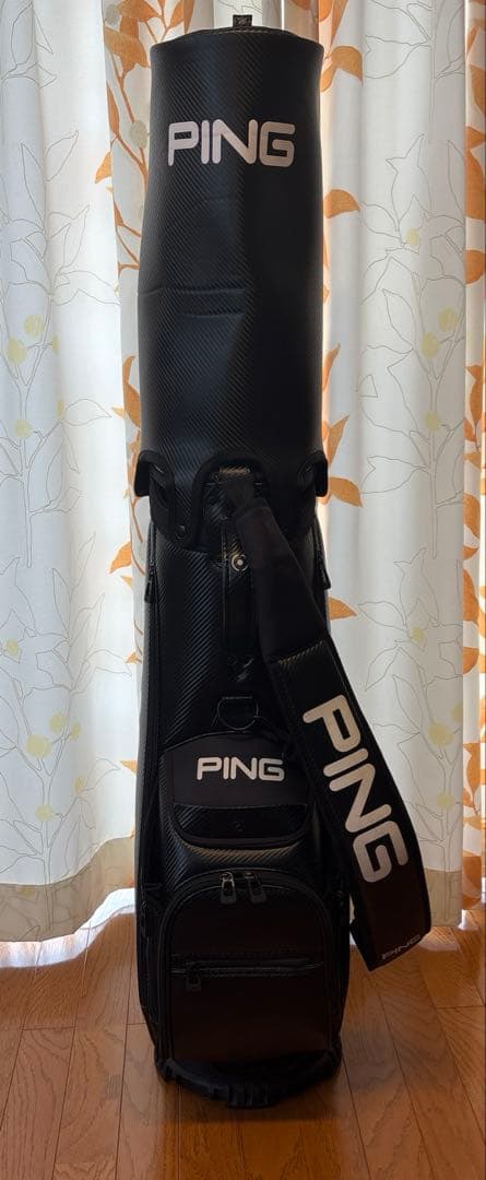 PING キャディバッグ 黒9.5型