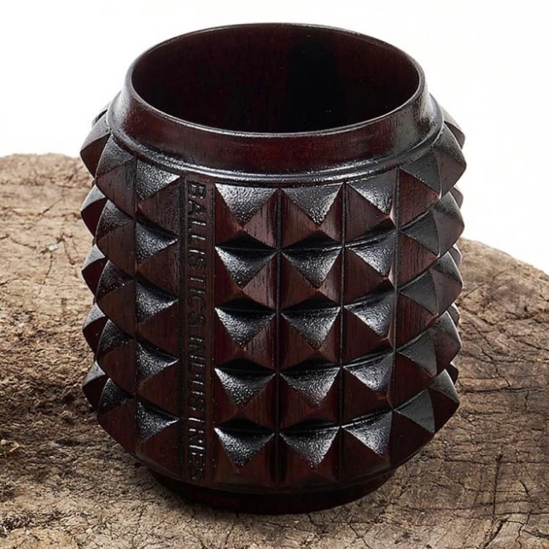 新品 BALLISTICS STADS CUP スタッズ カップ 拭き漆 仕上げ
