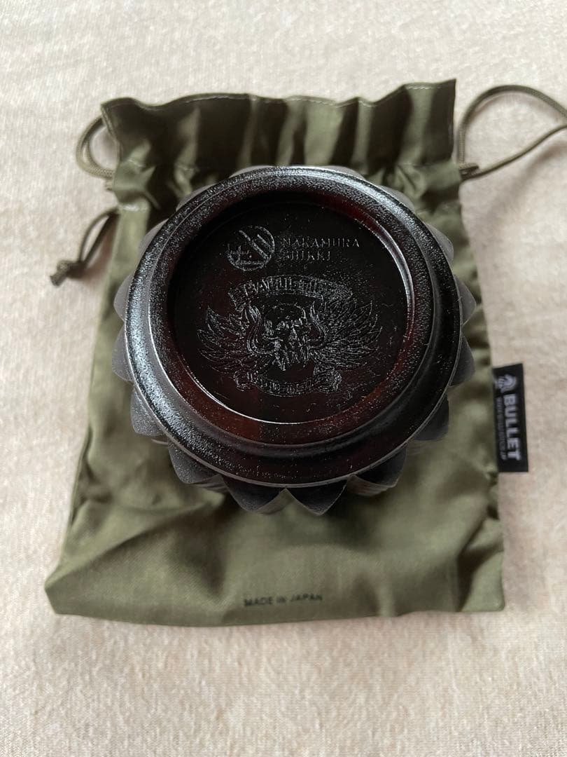 新品 BALLISTICS STADS CUP スタッズ カップ 拭き漆 仕上げ